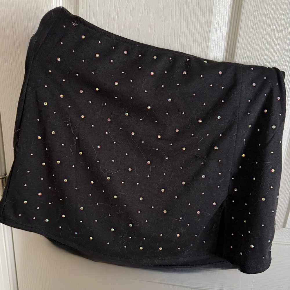 Wild Fable Black Mini Skirt with Studs